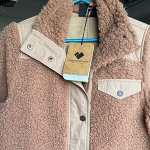Obermeyer Tan Sherpa Jacket